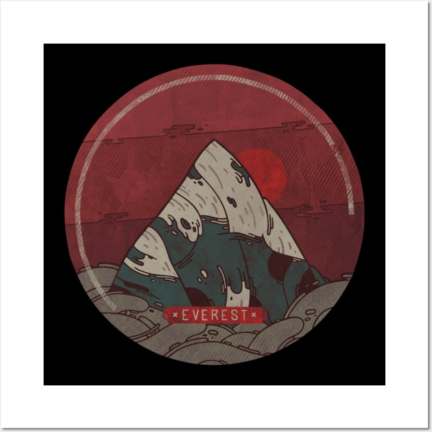 Everest Wall Art by againstbound